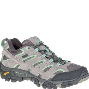 Women's Moab 2 WP Mid Hiking Shoes - Drizzle/Mint